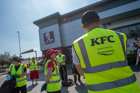 Dimensions supports KFC’s #GBSpringClean Campaign