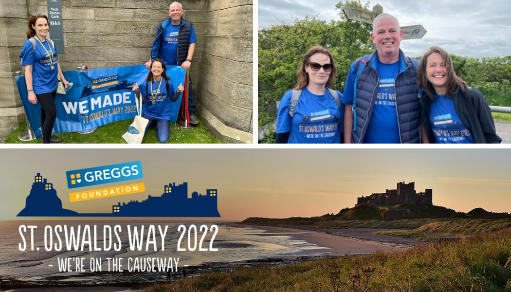 Dimensions team walk 20 miles to help raise over £34,000 for The Greggs Foundation Breakfast Club.