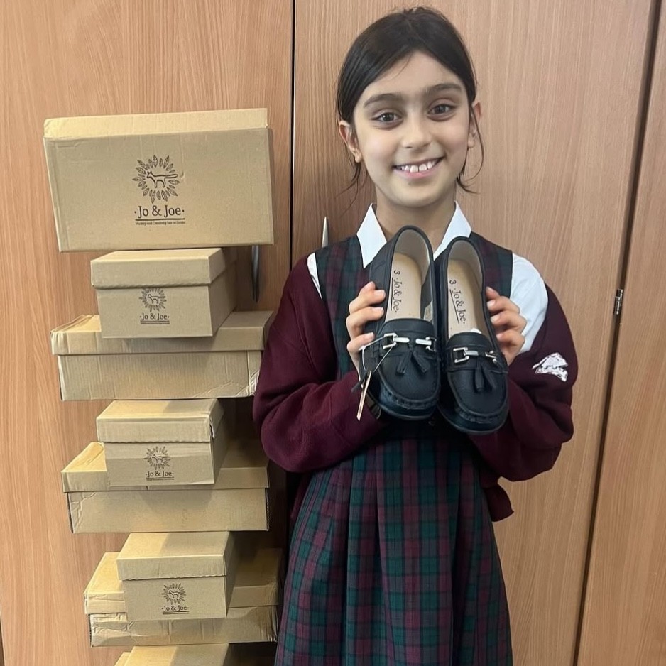 Dimensions Donates 40 Pairs of Shoes to Support Children in Need