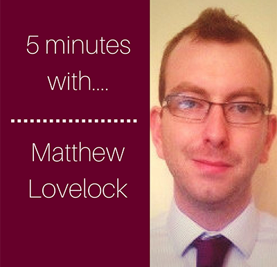 5 minutes with… Matthew Lovelock