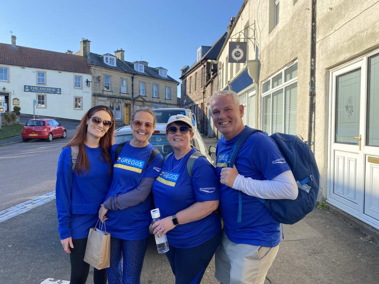 Team Dimensions Joins Greggs Foundation’s 2024 Charity Walk, Supporting Breakfast Clubs for Children in Need