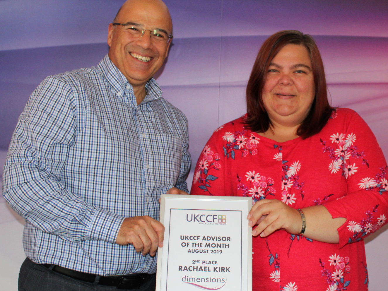 Dimensions’ quality customer service highlighted in UKCCF award