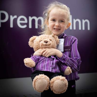 Future Hotel Manager Leila Gets Her Very Own Mini Uniform (and Teddy!)